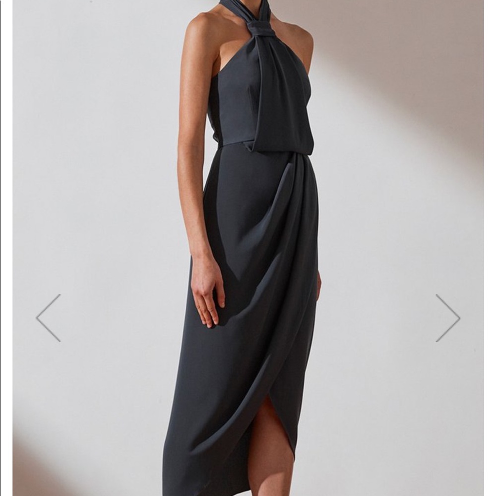 BRAND NEW WITH TAGS Charcoal grey dress size 2
